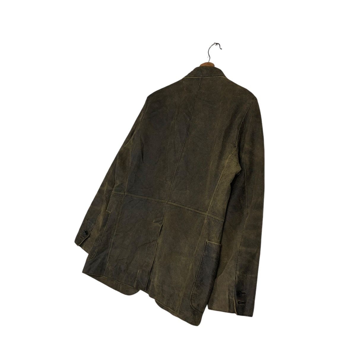 Japanese Brand 🔥VINTAGE BIKER LEATHER JACKET CHORE TORNADO MART Size US M / EU 48-50 / 2 - 12 Thumbnail