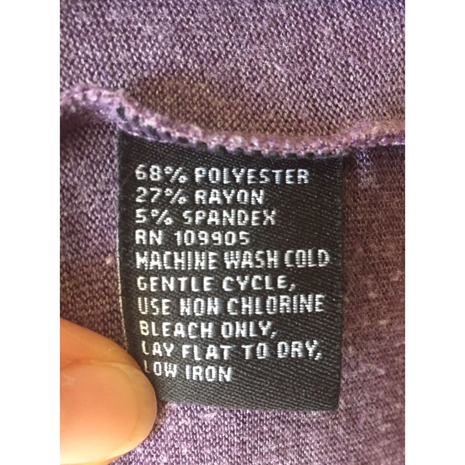 Vintage Milano Womens Open Front Purple Duster Shrug Size L Long Sleeve Stretch Knit Size L / US 10 / IT 46 - 3 Thumbnail