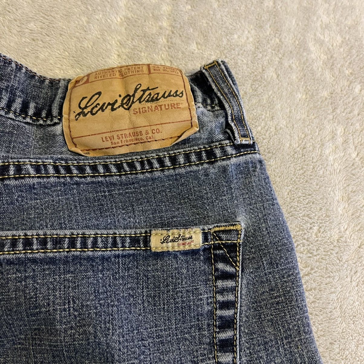 Other Levi Strauss Jeans Women 18W Short Blue Bootcut (36x28) Size 36" / US 14 / IT 50 - 4 Thumbnail
