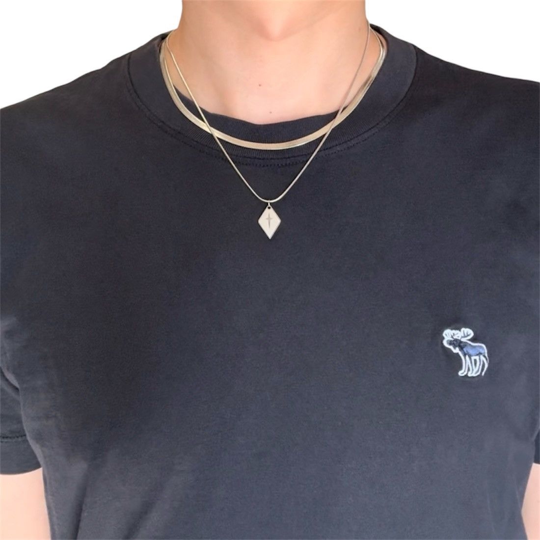 Other Snake Chain Cross Pendant Necklace for Men Women Size ONE SIZE - 5 Thumbnail