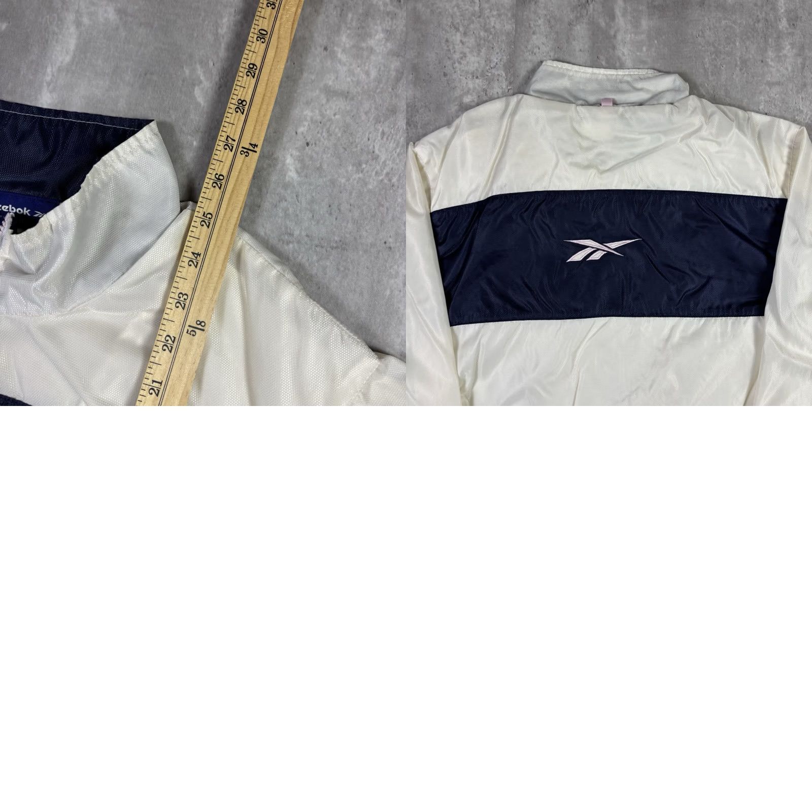 Reebok 90s Reebok Windbreaker Jacket XL Activewear Womens Blue White Size XL / US 12-14 / IT 48-50 - 8 Thumbnail