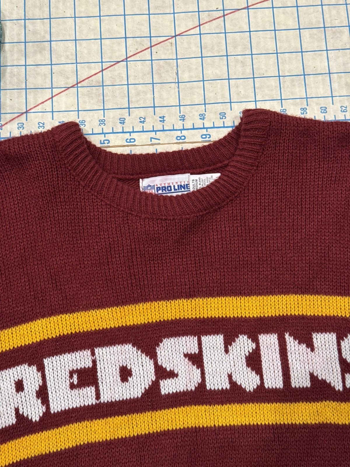 NFL Vintage Cliff Engle Washington Redskins Knit Sweater Size M Size US M / EU 48-50 / 2 - 4 Thumbnail