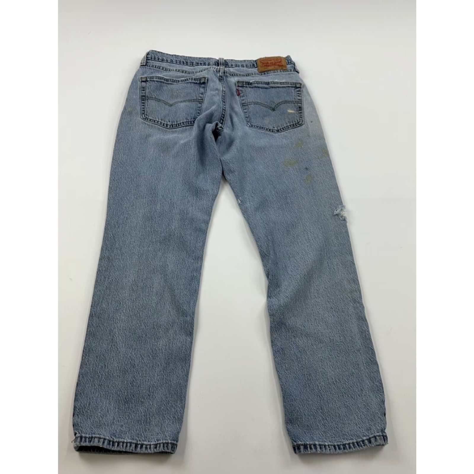Levi's Levi’s 541 Jeans Men’s 29 x 29 Blue Tagged 31x32 Distressed Paint Size US 29 - 2 Thumbnail
