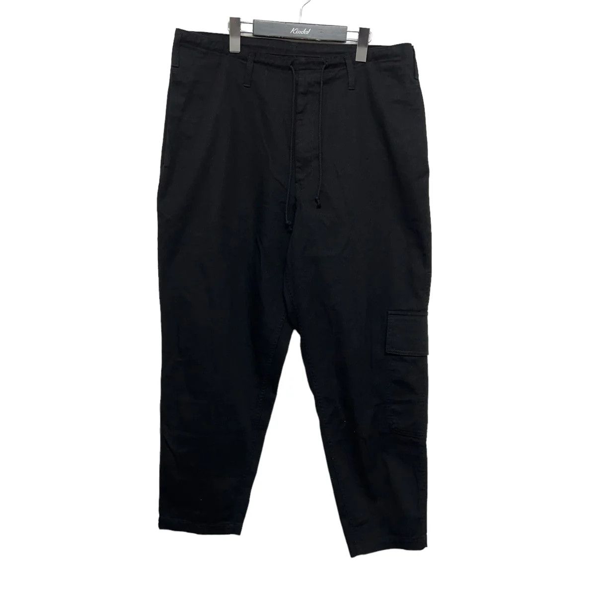 image of Yohji Yamamoto B．s Katsuragi A-Side Tuck P in Black, Men's (Size 34)