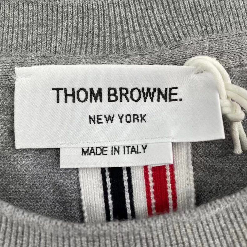 Thom Browne Thom browne Gray back striped short sleeves 2503-Nextarrow Size US S / EU 44-46 / 1 - 3 Thumbnail