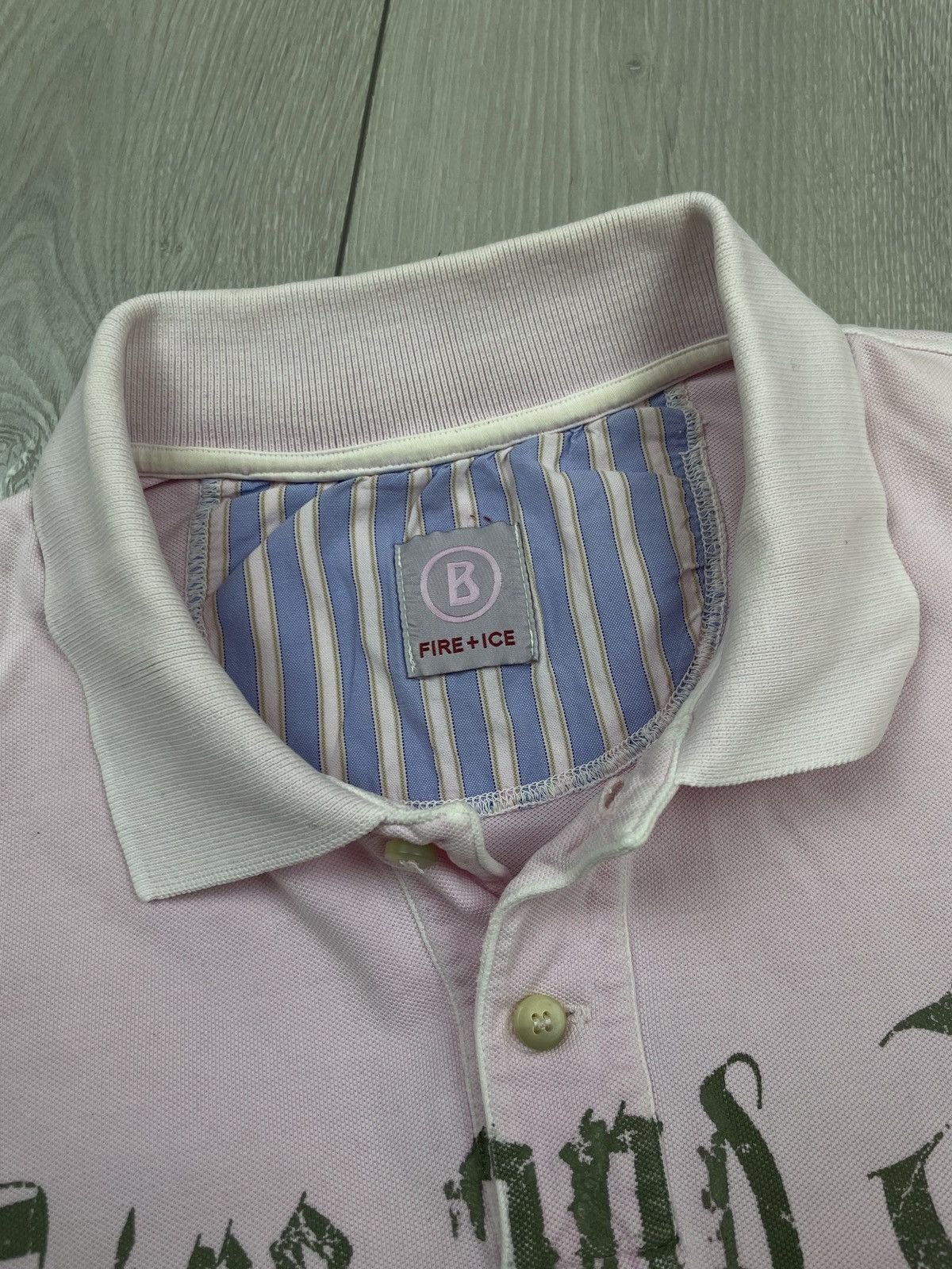Bogner Bogner Fire + Ice Vintage Men’s Polo Shirt Size M Pink Size US M / EU 48-50 / 2 - 4 Thumbnail