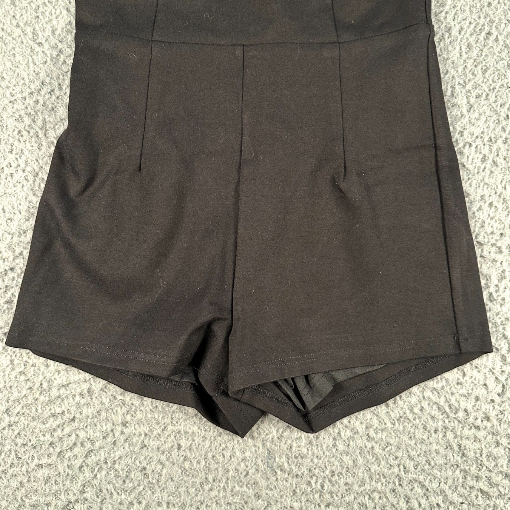 Vintage Revolve Superdown Abigal Feather Neckline Romper Womens Small Black NWT Size 28" / US 6 / IT 42 - 3 Thumbnail
