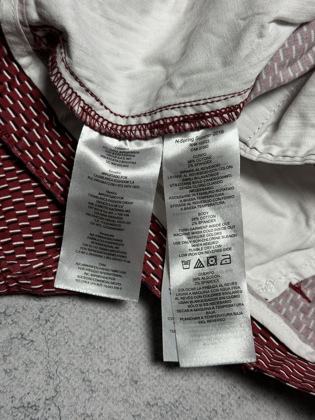 Armani × Armani Exchange Armani Exchange Mens Flat Front Shorts 30 Size US 30 / EU 46 - 8 Thumbnail