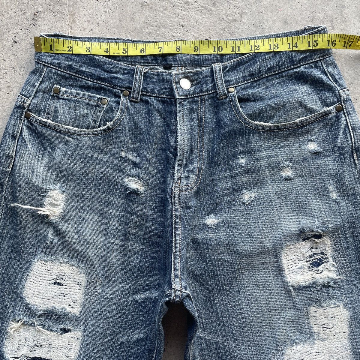 Vintage Vintage Schemer Faded Japan Distressed Jeans Denim Pants W32 Size US 32 / EU 48 - 5 Thumbnail