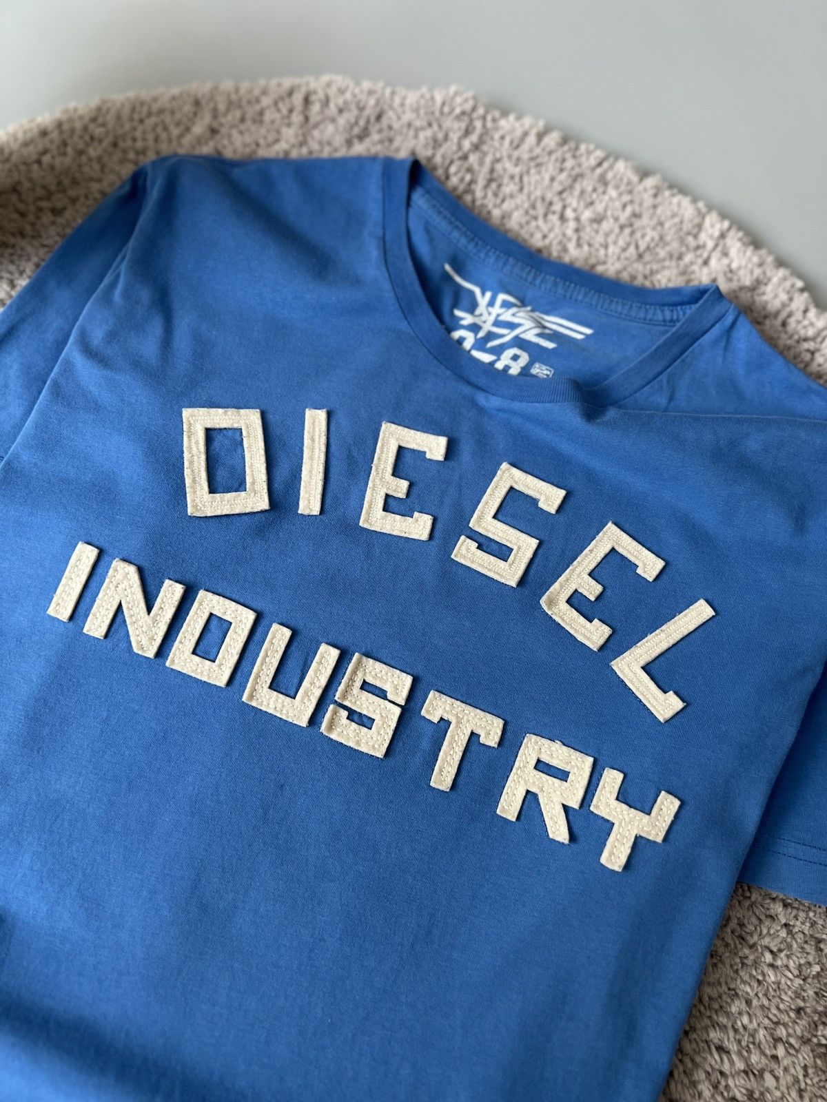 Diesel × Japanese Brand × Vintage Y2k Distressed Vintage Diesel Big Logo Washed T-Shirt 90s Size US S / EU 44-46 / 1 - 4 Thumbnail