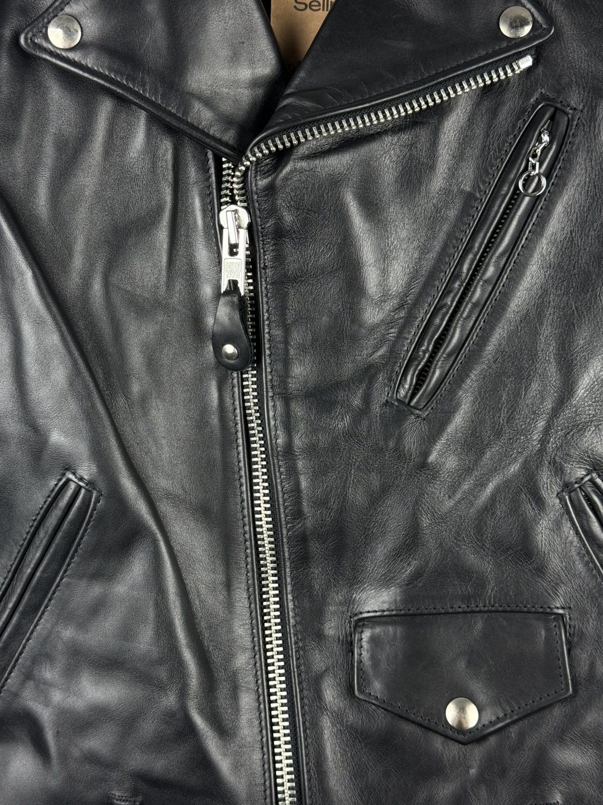 Schott Schott Perfecto Ladies Leather Biker Full Zip Jacket USA Size XS / US 0-2 / IT 36-38 - 7 Thumbnail