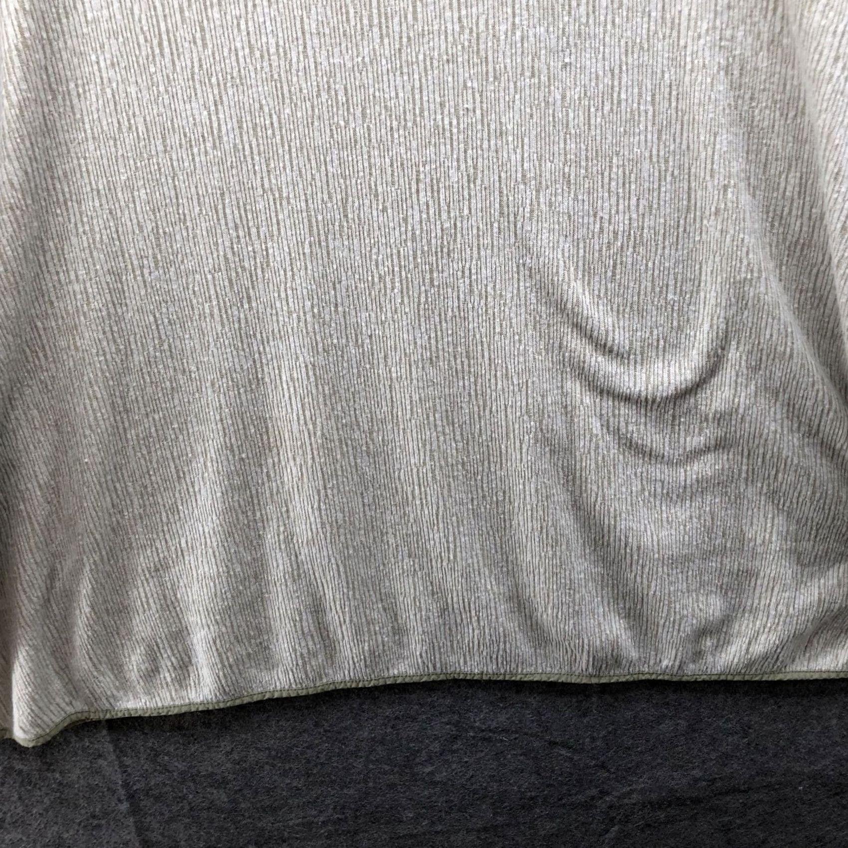 J. Jill J. Jill Linen Blend Long Sleeve Top Womens XL Sage Green Ribbed Round Neck Shirt Size XL / US 12-14 / IT 48-50 - 4 Thumbnail