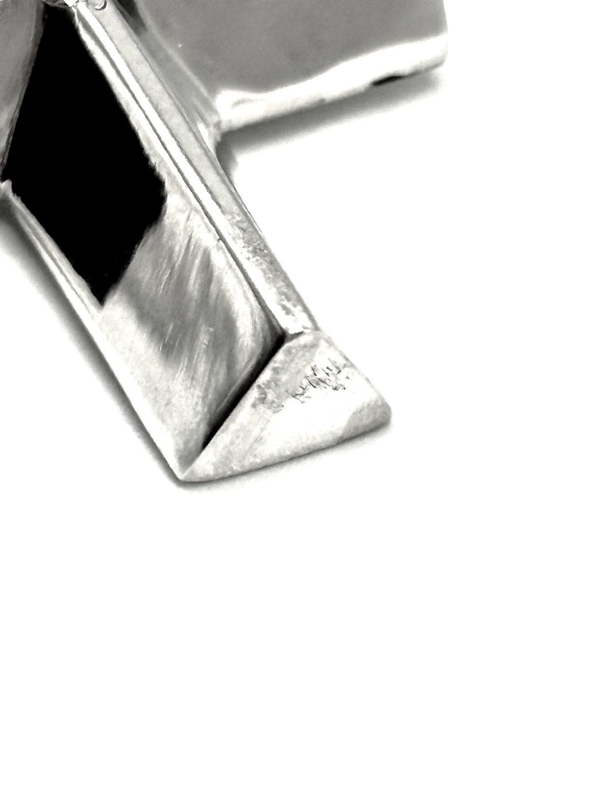 EYEFUNNY Eyefunny .925 Sterling Silver Diamond Cross Pendant Size ONE SIZE - 8 Thumbnail