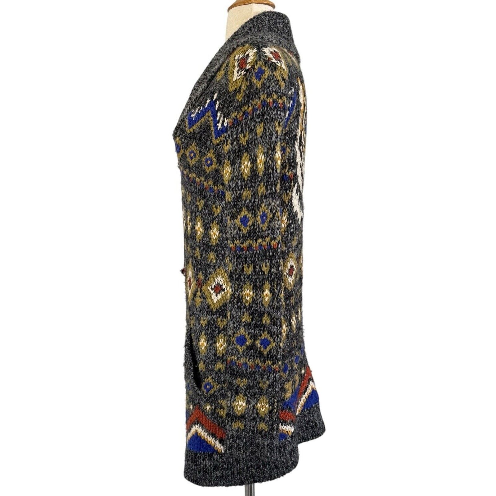 Free People FREE PEOPLE Mascot Tiger Wool Cardigan Bohemian Sweater XS Size XS / US 0-2 / IT 36-38 - 15 Thumbnail