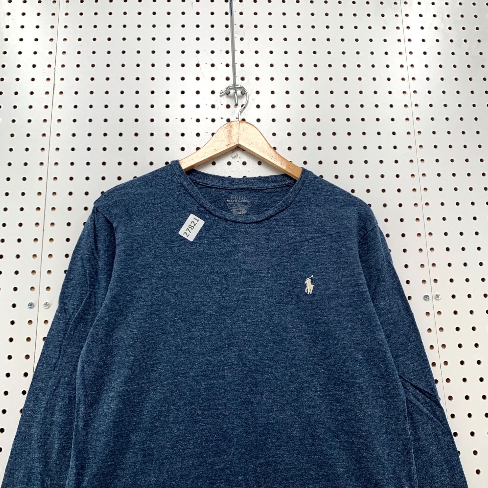 Ralph Lauren Polo Ralph Lauren SHirt Mens Medium Long Sleeve Bue White Pony 20.5X24.5 Size US M / EU 48-50 / 2 - 5 Thumbnail