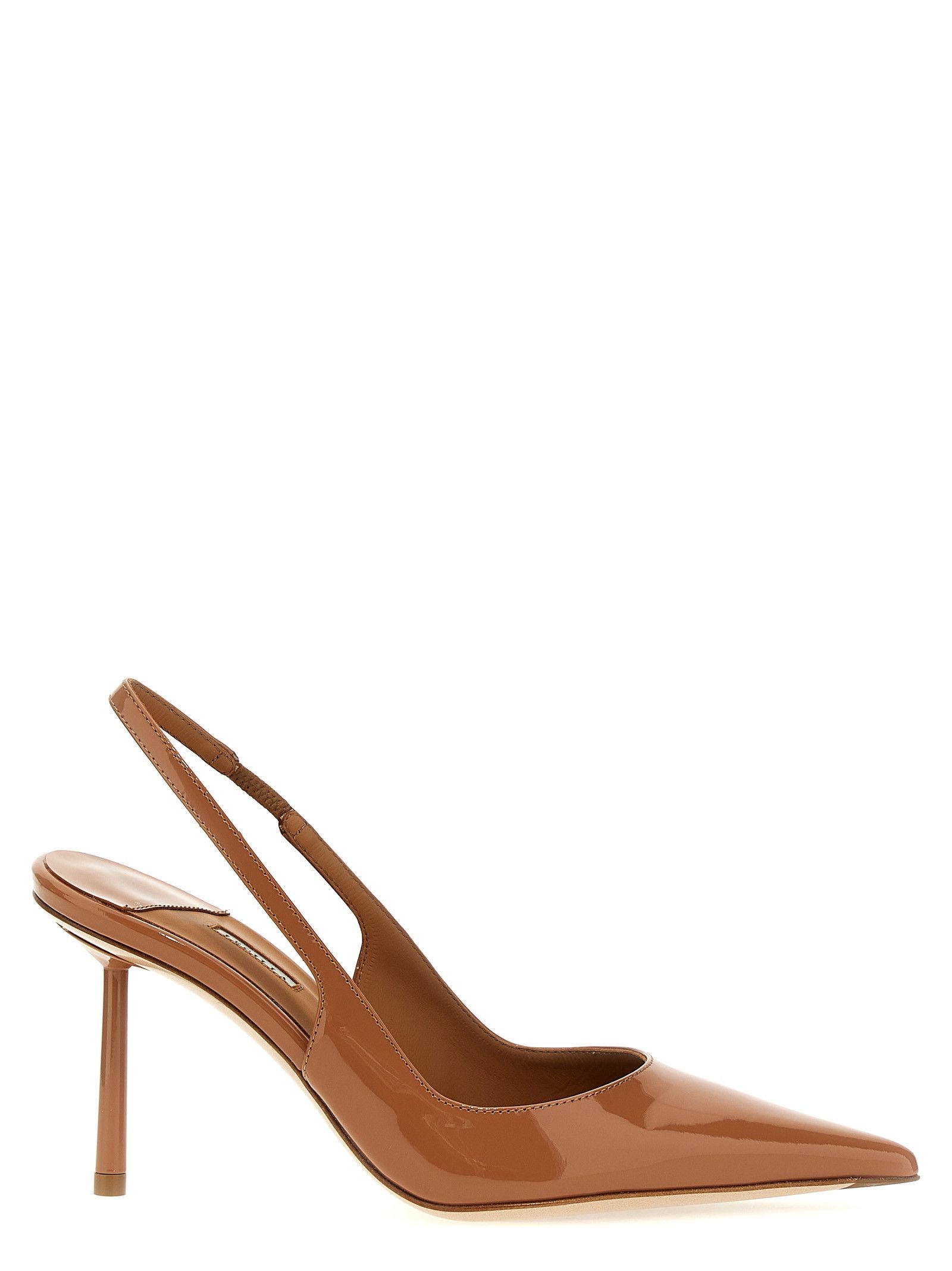 サンダル・ミュール LE SILLA Brown mesh Chanel Vittoria pumps Le Silla Mesh chanel vittoria pumps with buckle detail | The