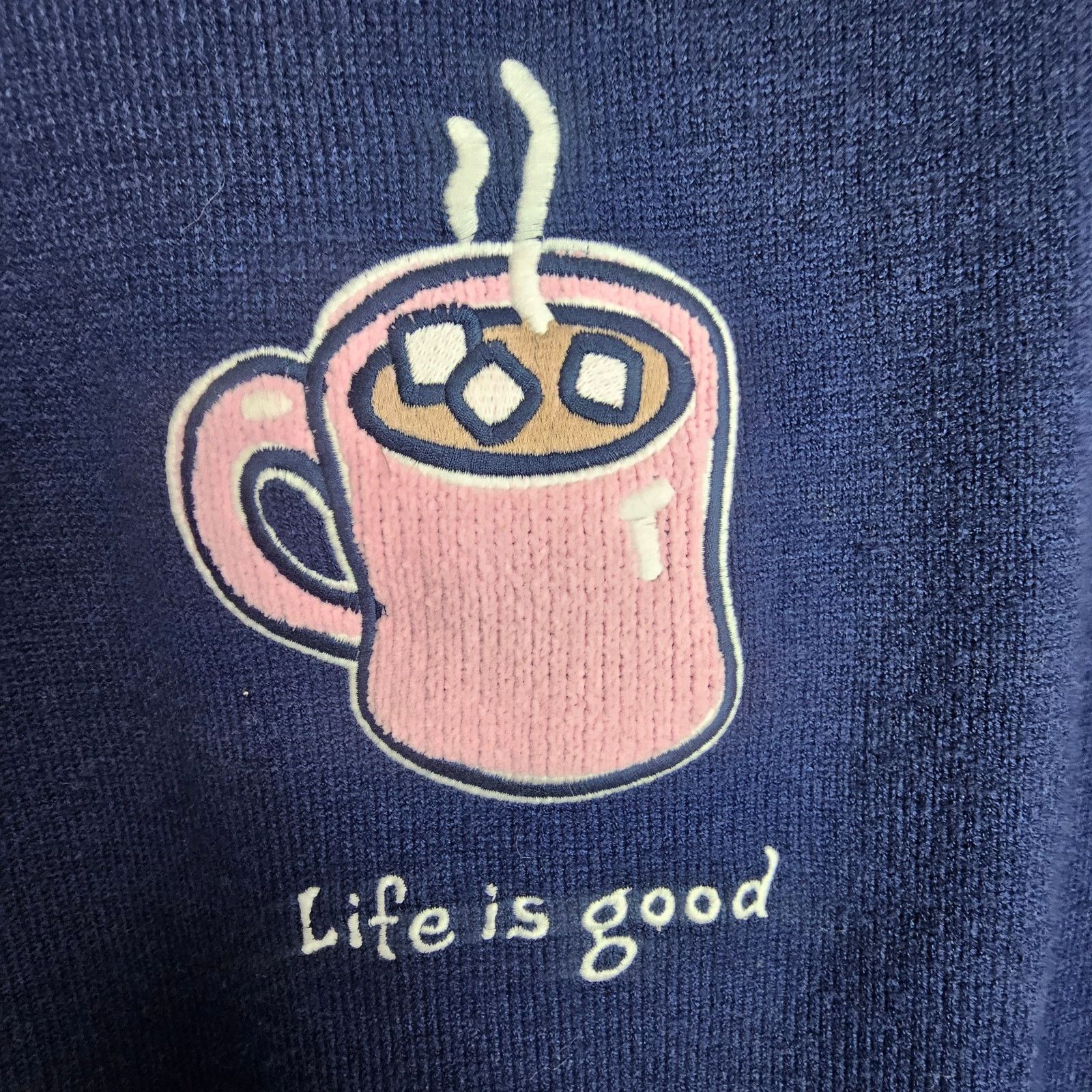 Life is Good Life Is Good Womens Coffee Sweater Size M Comfy Cozy Cabin Size M / US 6-8 / IT 42-44 - 6 Thumbnail