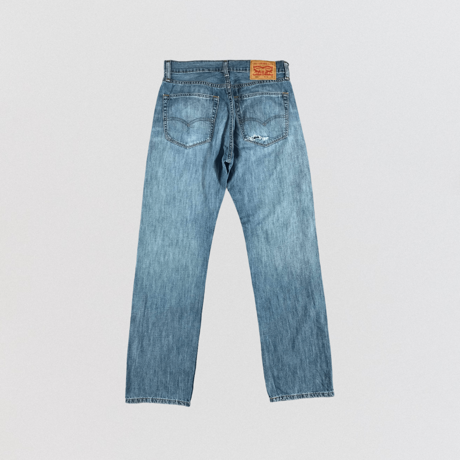 Levi's × Vintage Vintage Blue Wash Levis 505 Jeans-JM2429 Size US 31 - 2 Thumbnail