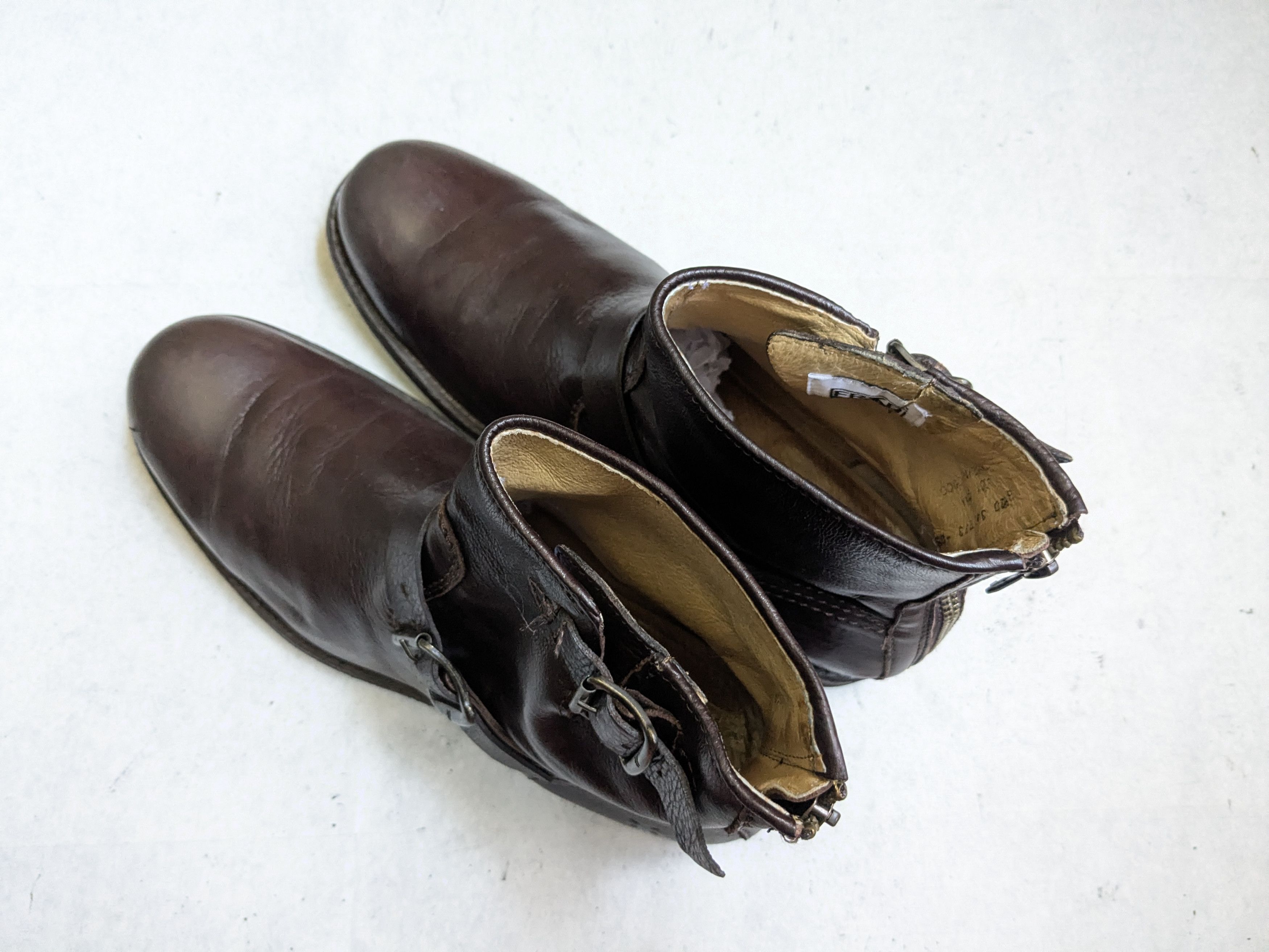 Frye Frye Harness Boots Brown 8.5 D Leather Size US 8.5 / EU 41-42 - 13 Thumbnail