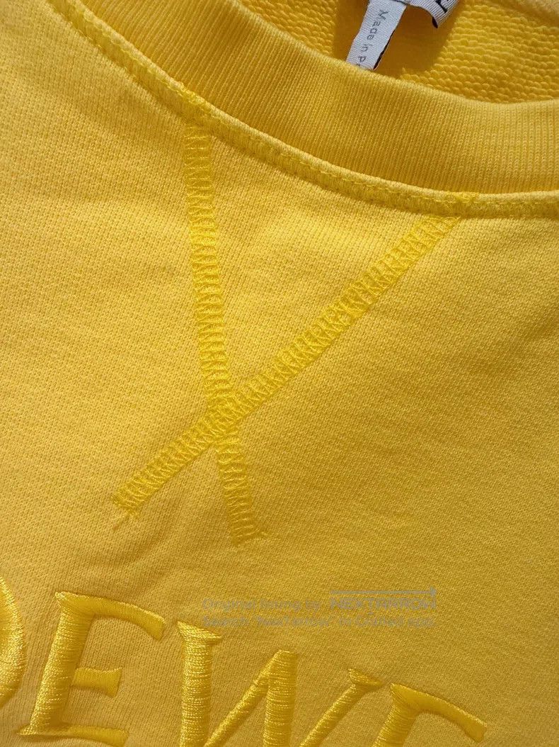 Loewe Loewe Embroidered Logo Yellow Patchwork Hoodie Size S / US 4 / IT 40 - 7 Thumbnail