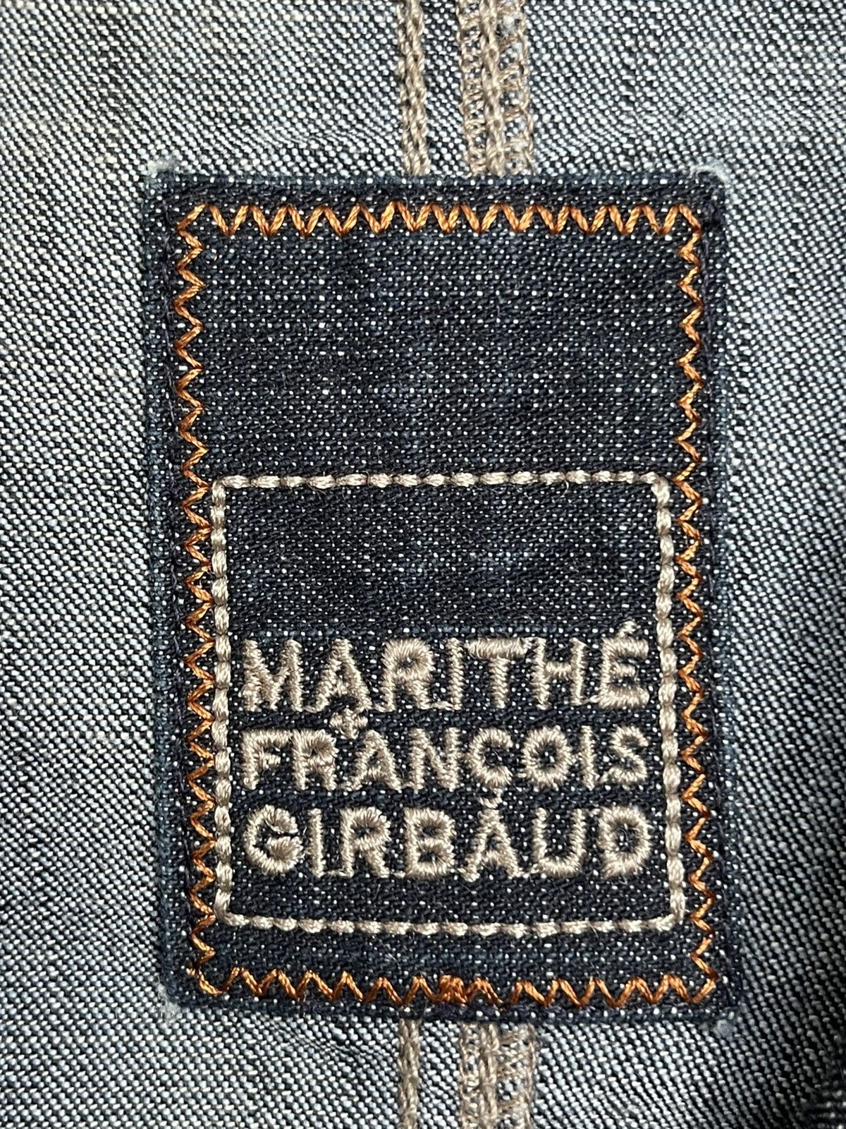 Marithe + Francois Girbaud Marithe Francois Girbaud Avant Garde Denim Blazer Jacket Size M / US 6-8 / IT 42-44 - 5 Thumbnail