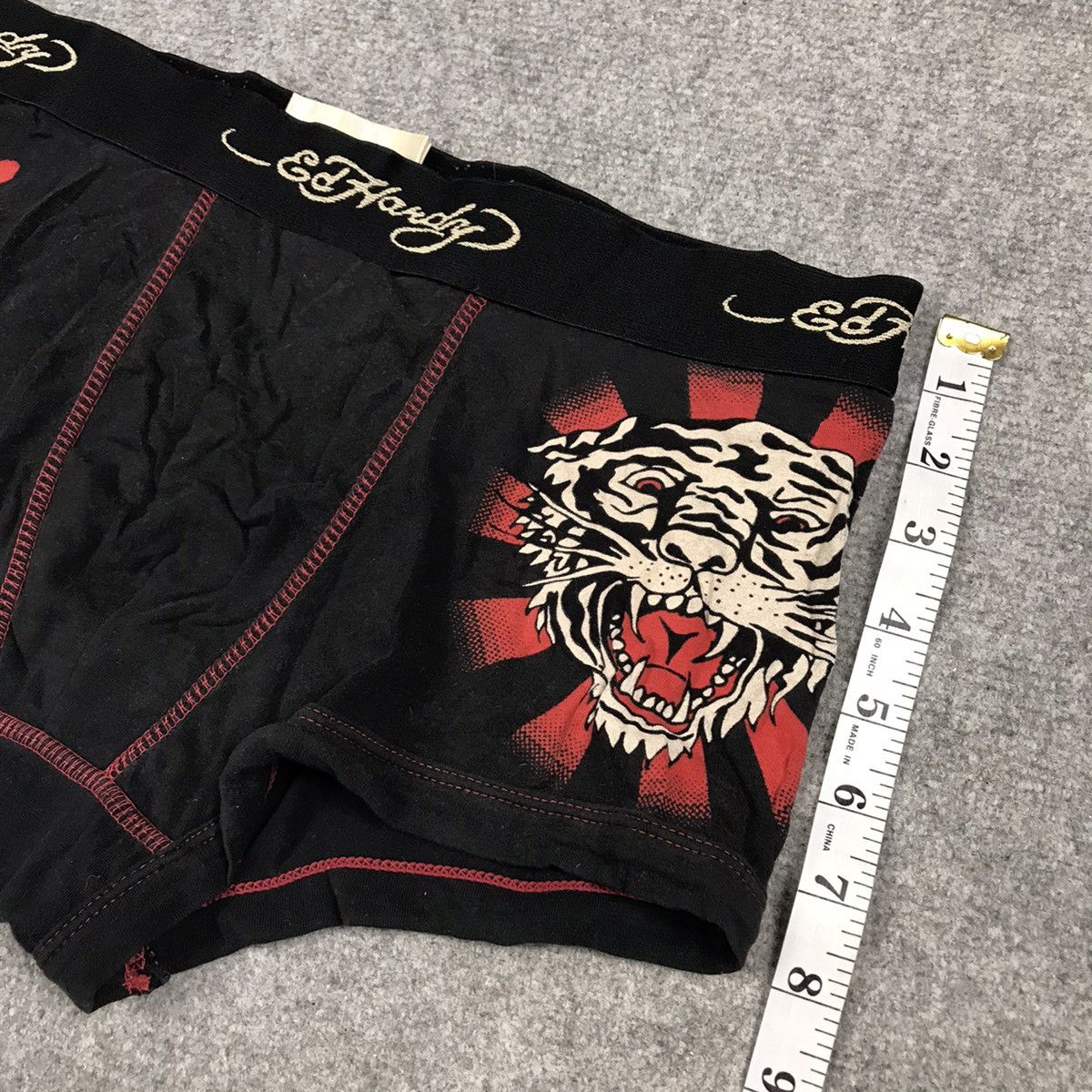 Ed Hardy × Japanese Brand ED HARDY BLACK BOXSE Size 32 - 8 Thumbnail