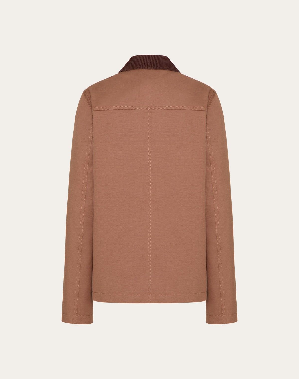 Valentino o1s1wg110525 Couture Canvas Caban in Brown Size XS / US 0-2 / IT 36-38 - 2 Thumbnail