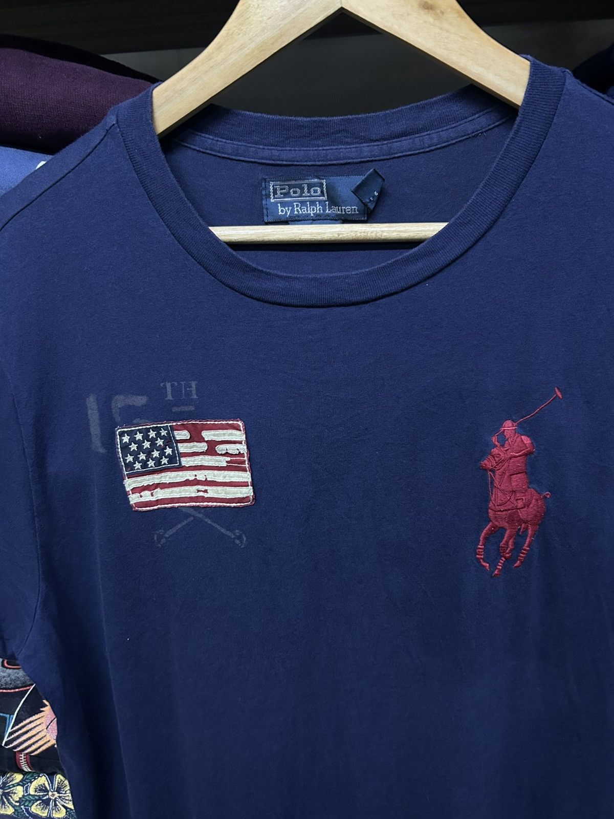 Polo Ralph Lauren × Ralph Lauren × Vintage Vintage Polo Ralph Lauren Usa Flag Size US L / EU 52-54 / 3 - 2 Thumbnail