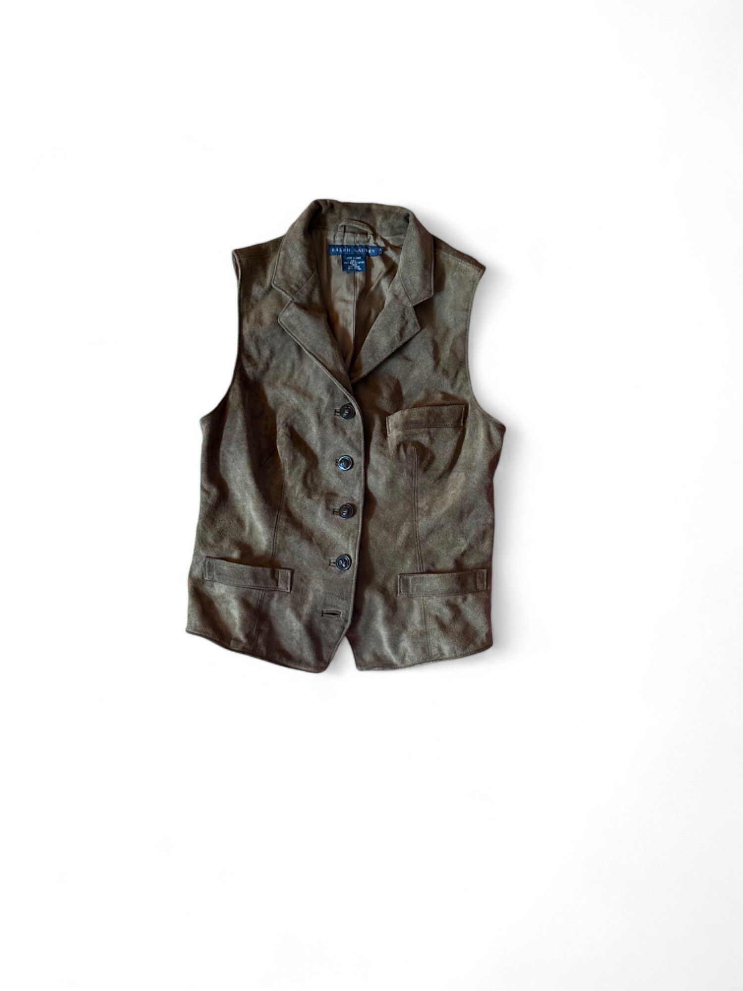Ralph Lauren Ralph Lauren Suede Leather Vest Size M / US 6-8 / IT 42-44 - 1 Thumbnail