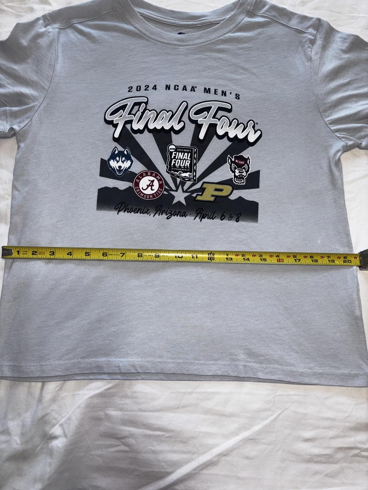 Champion NCAA Men's Final Four 2024 T-Shirt Size L / US 10 / IT 46 - 6 Thumbnail