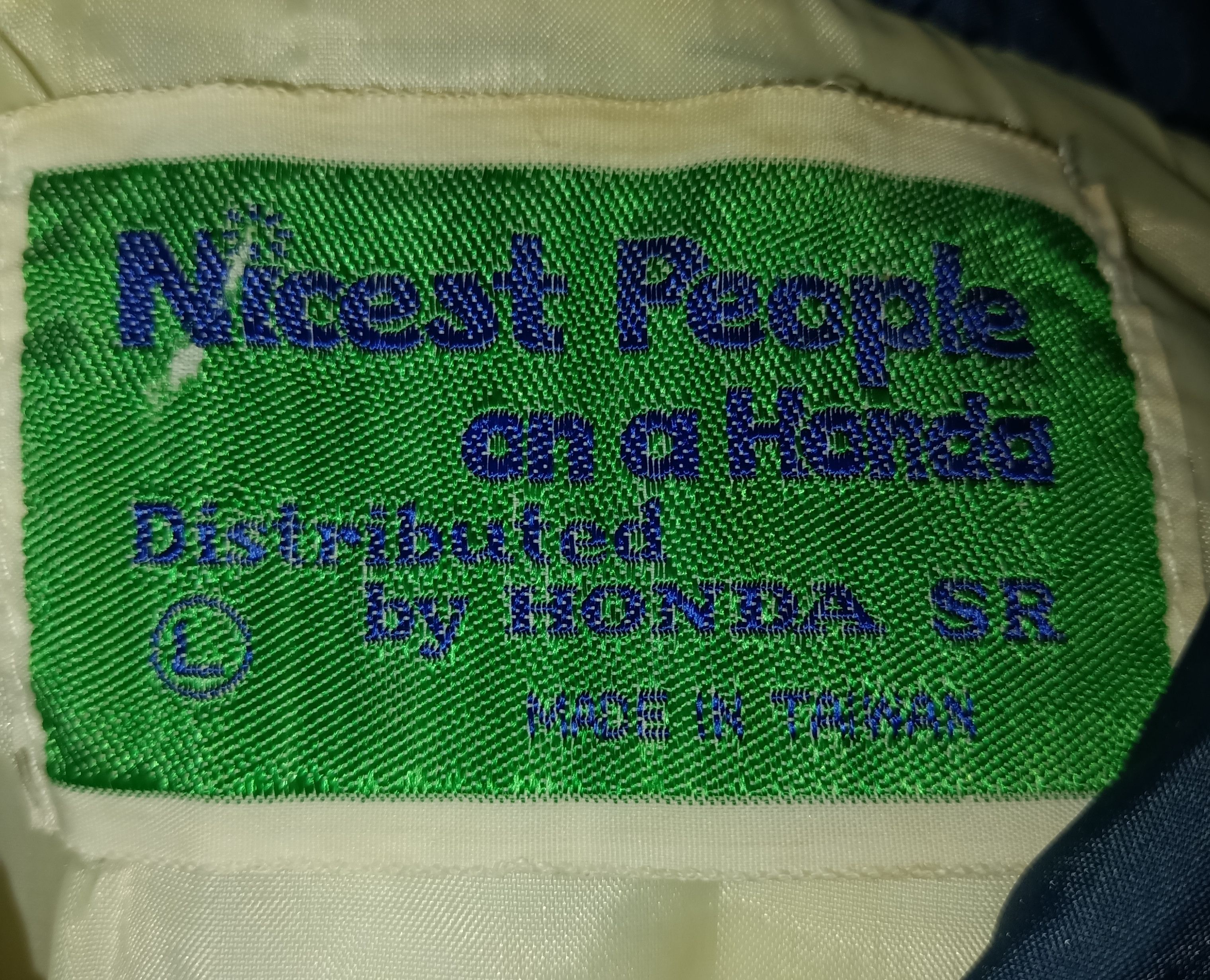 Honda VINTAGE 1960'S HONDA VEST ( NICEST PEOPLE ON A HONDA) Size US L / EU 52-54 / 3 - 3 Thumbnail