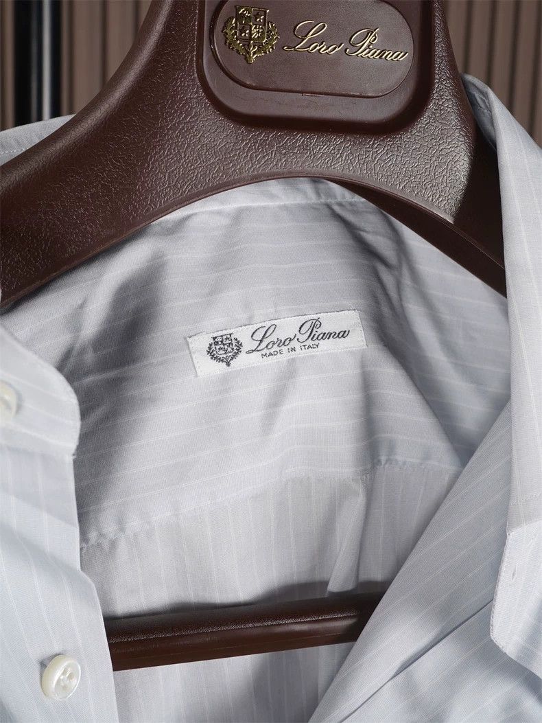 Loro Piana LORO PIANA size43 Ultra-high count cotton shirt Size US XS / EU 42 / 0 - 3 Thumbnail