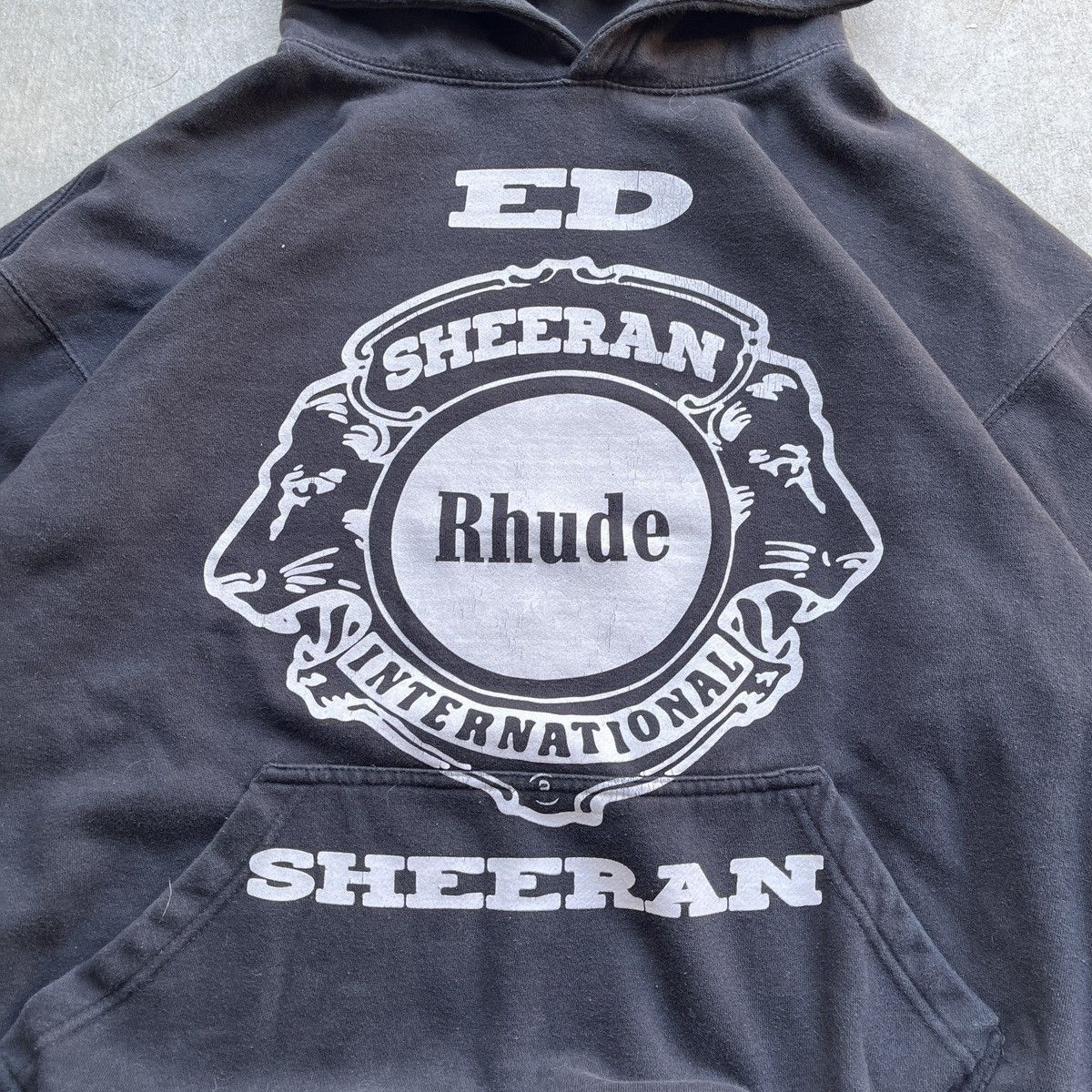 Rhude Rhude x Ed Sheeran International Tour Black Hoodie Size US XL / EU 56 / 4 - 2 Thumbnail