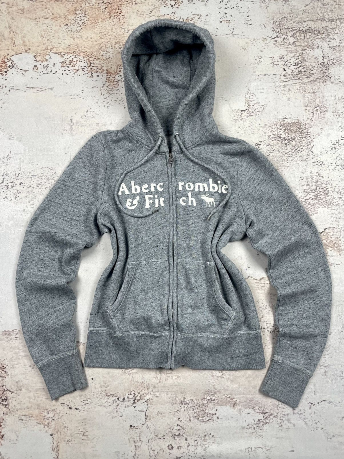 Abercrombie & Fitch Abercrombie & Fitch S Zip Hoodie Gray Old Money Classic G Size S / US 4 / IT 40 - 1 Thumbnail