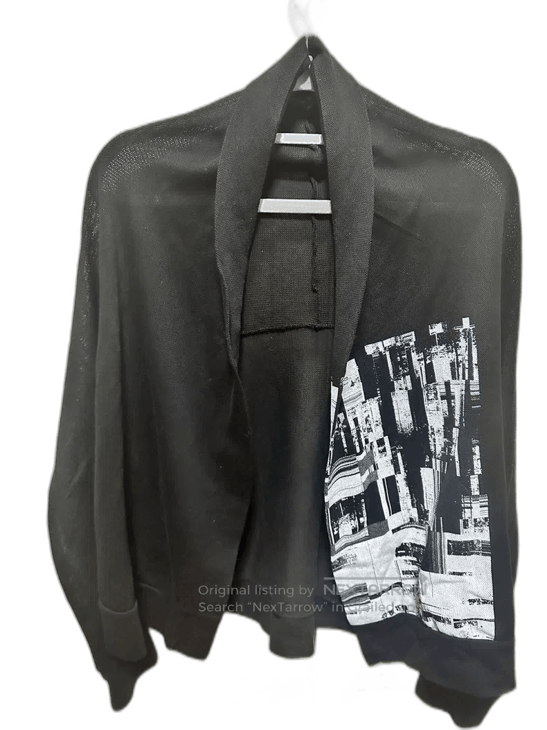 Yohji Yamamoto Yohji Yamamoto Y"S Cotton Printed Cardigan Size US M / EU 48-50 / 2 - 1 Thumbnail