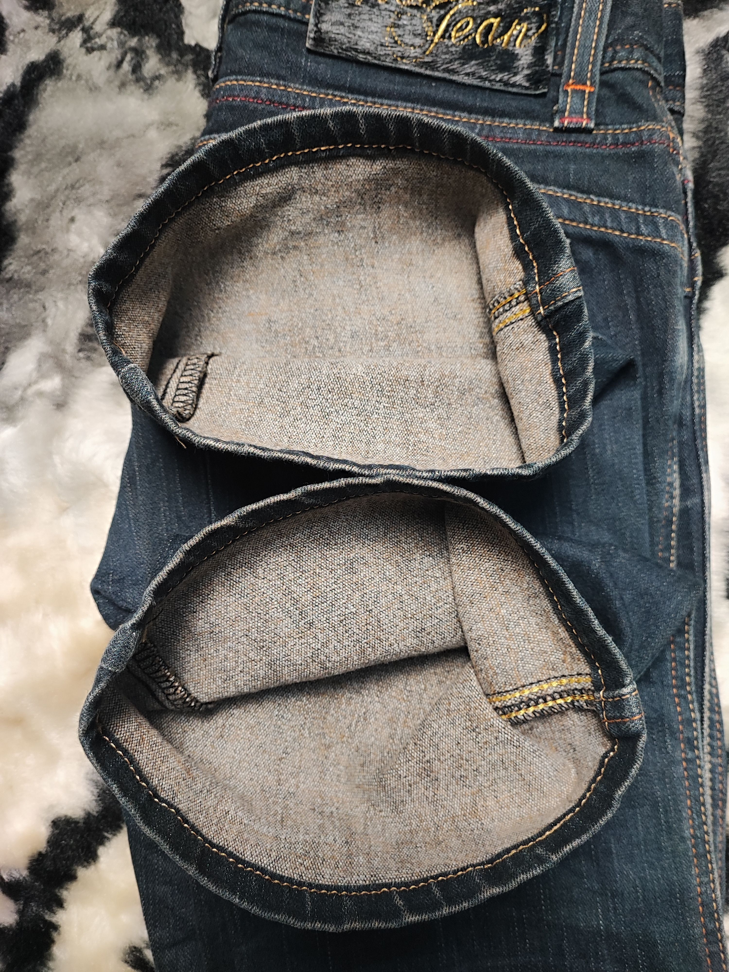 Edwin × Vintage Edwin Something Bootcut Flare Distressed Jeans Size US 30 / EU 46 - 20 Thumbnail