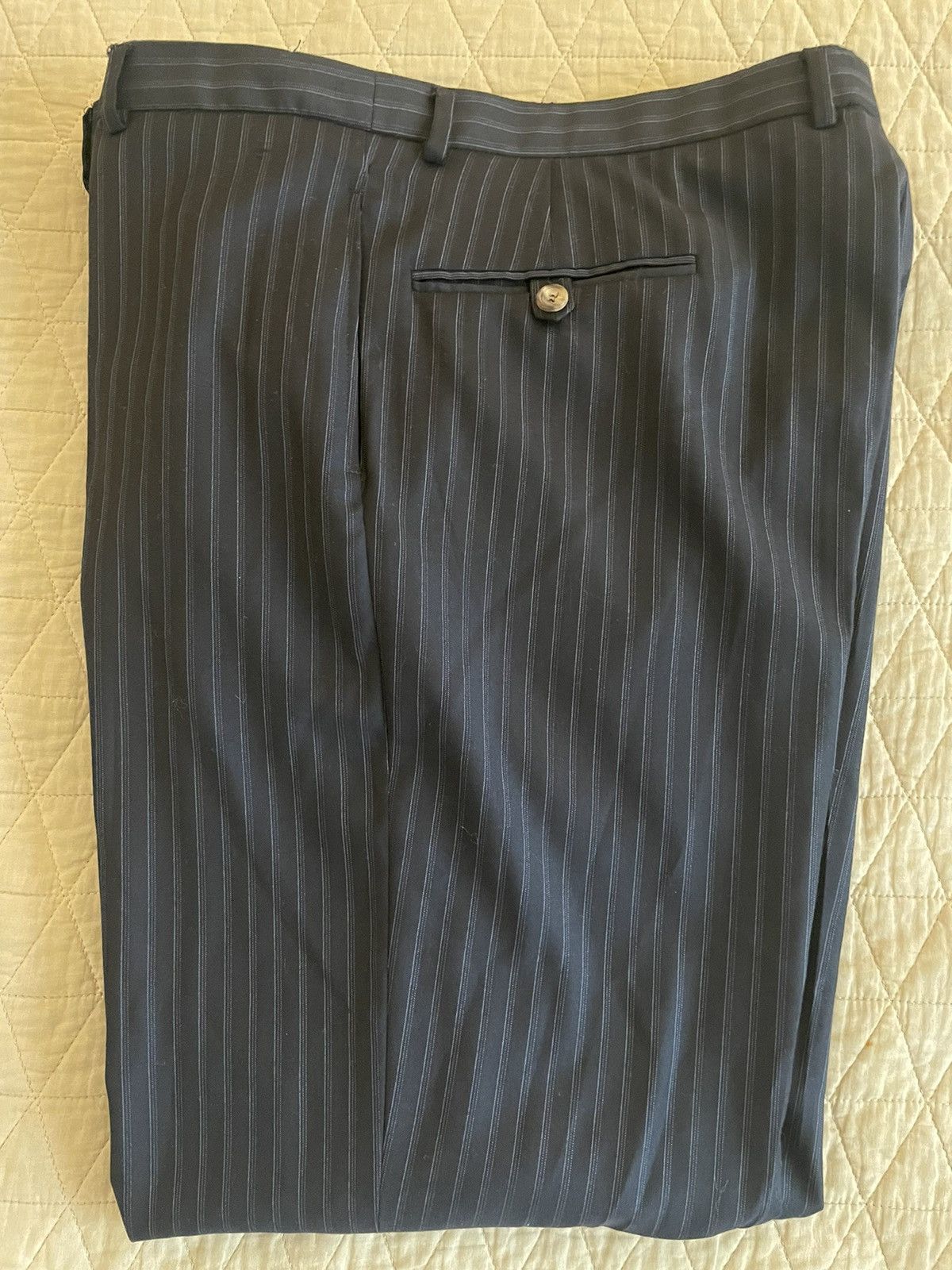 Paul Stuart All Year Weight Super 150's STUART III Suit Size 44L - 9 Thumbnail