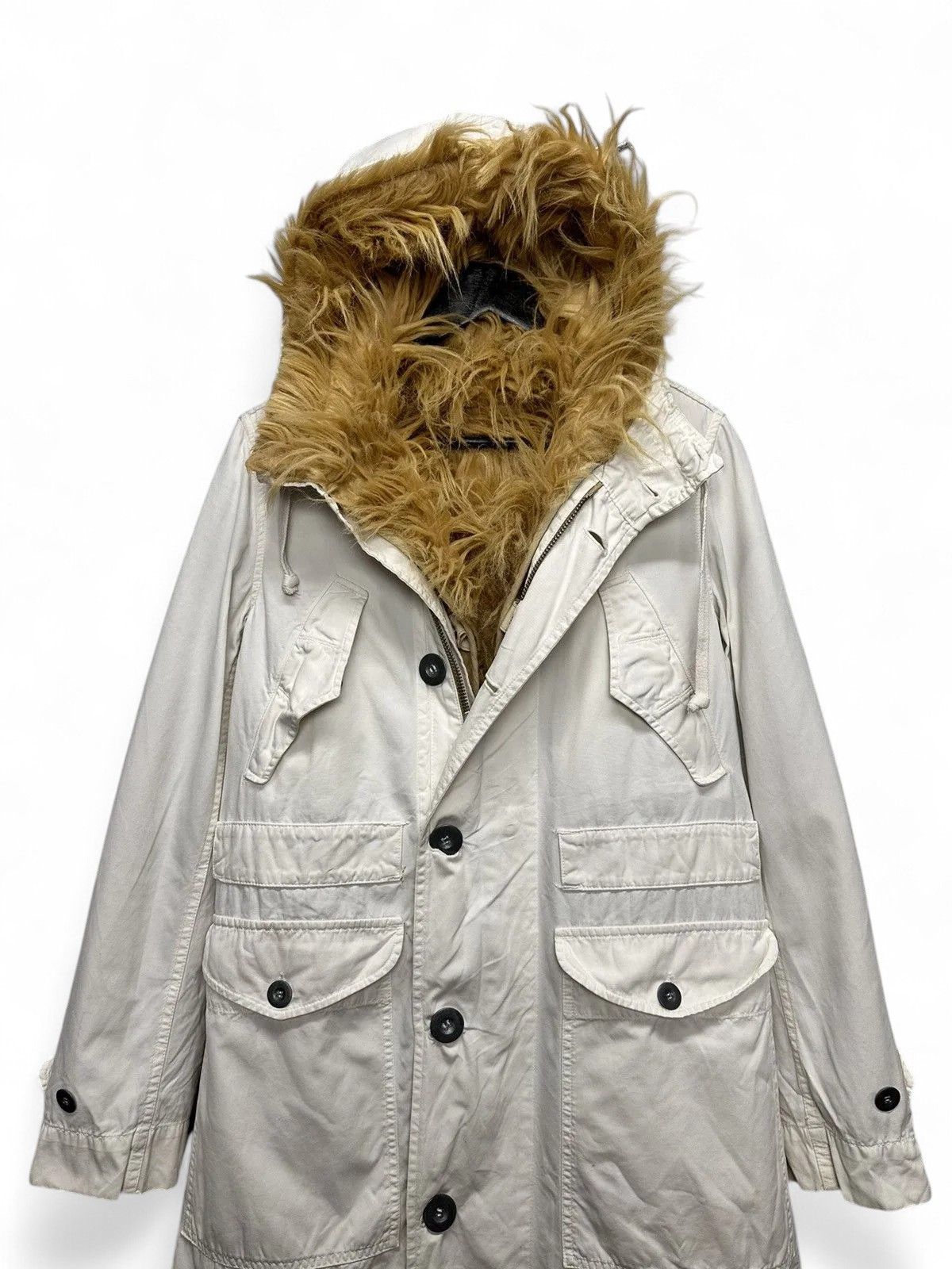 Hysteric Glamour White longline jacket modern minimalist trench style Size US S / EU 44-46 / 1 - 2 Thumbnail