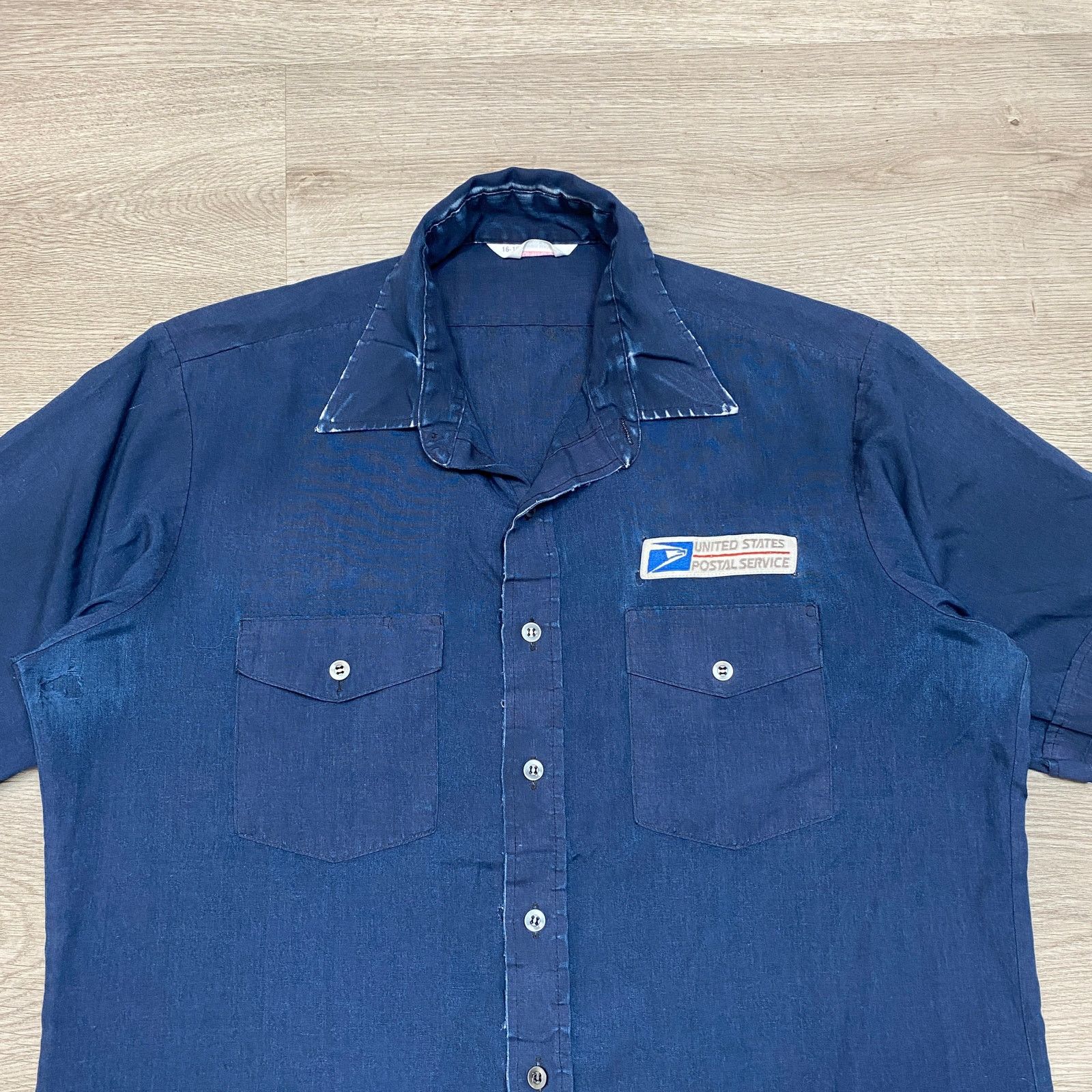Anti Social Social Club Vintage USPS Mailman Uniform Button Up Shirt Men's XL Size US XL / EU 56 / 4 - 2 Thumbnail