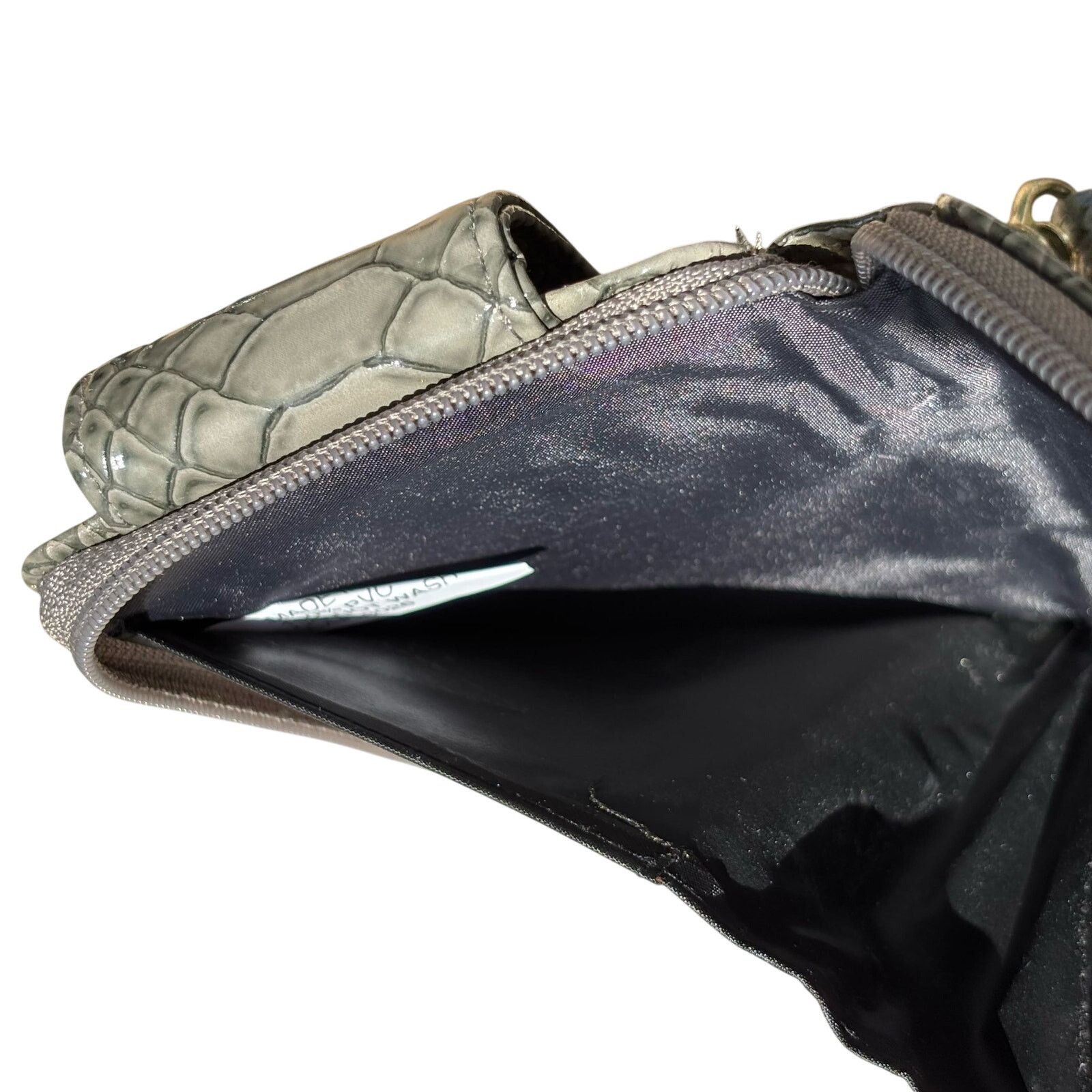 Other Y2K Gray Faux Snakeskin Wallet Size ONE SIZE - 7 Thumbnail