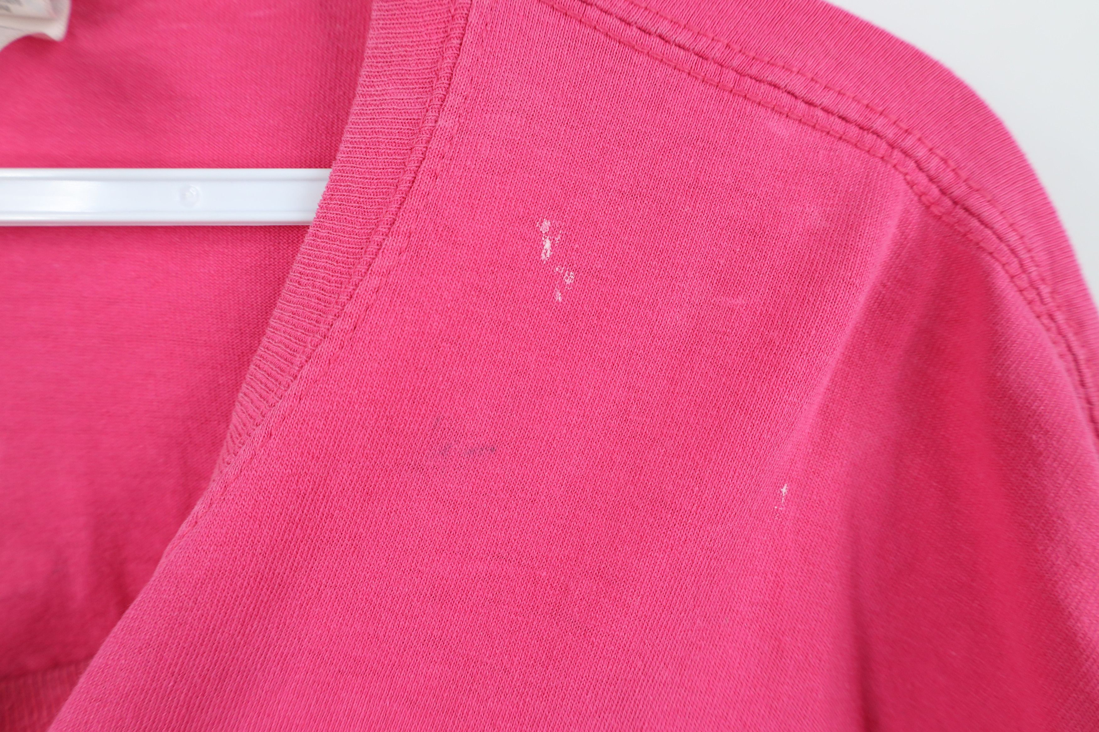 Vintage Vintage 90s Y2K Tupperware Butterfly T-Shirt Pink Cotton Size XXL / US 16-18 / IT 52-54 - 5 Thumbnail