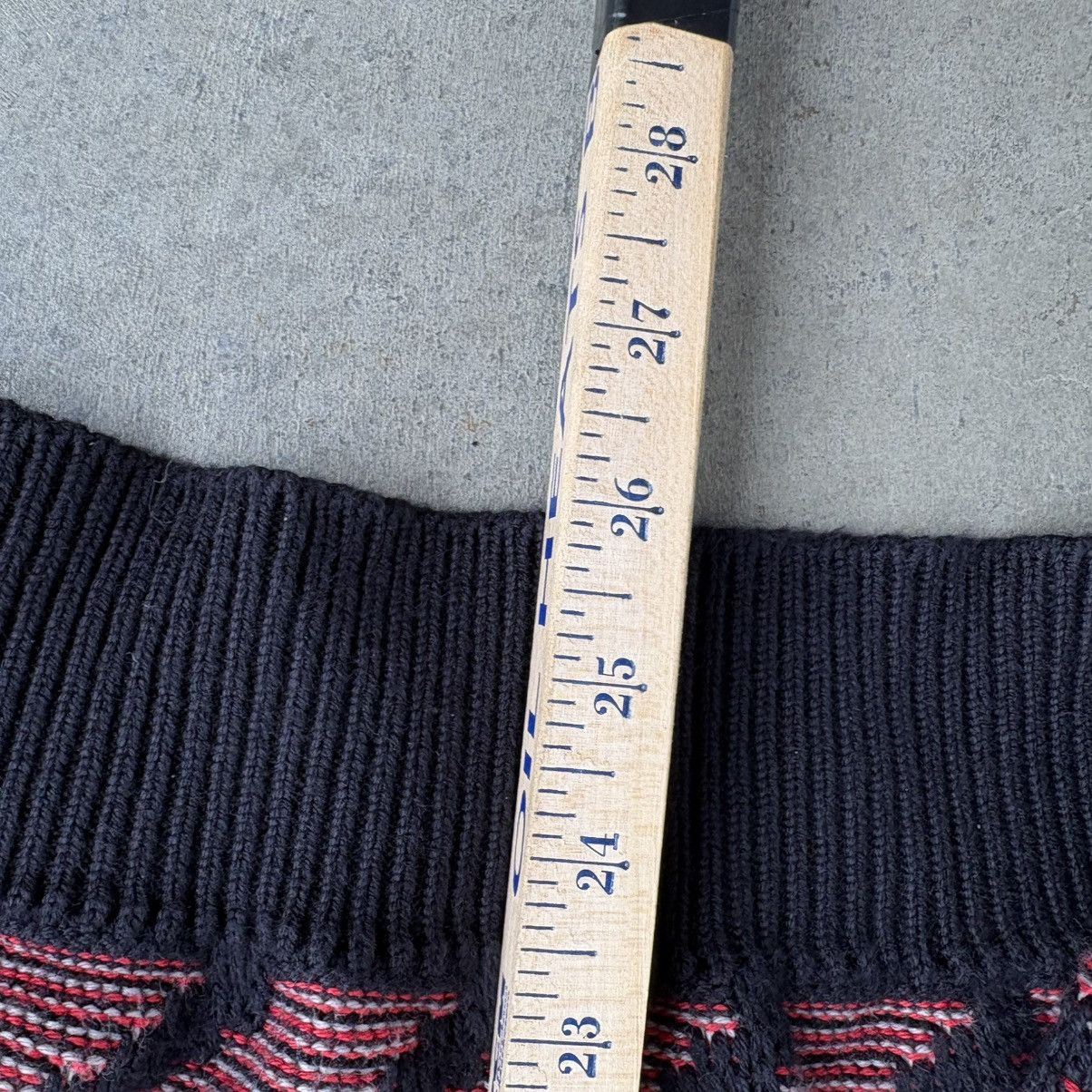 Corbin × Vintage Vintage 80's Red and Black Corbin Sweater 3D Coogi Style Size US L / EU 52-54 / 3 - 8 Thumbnail