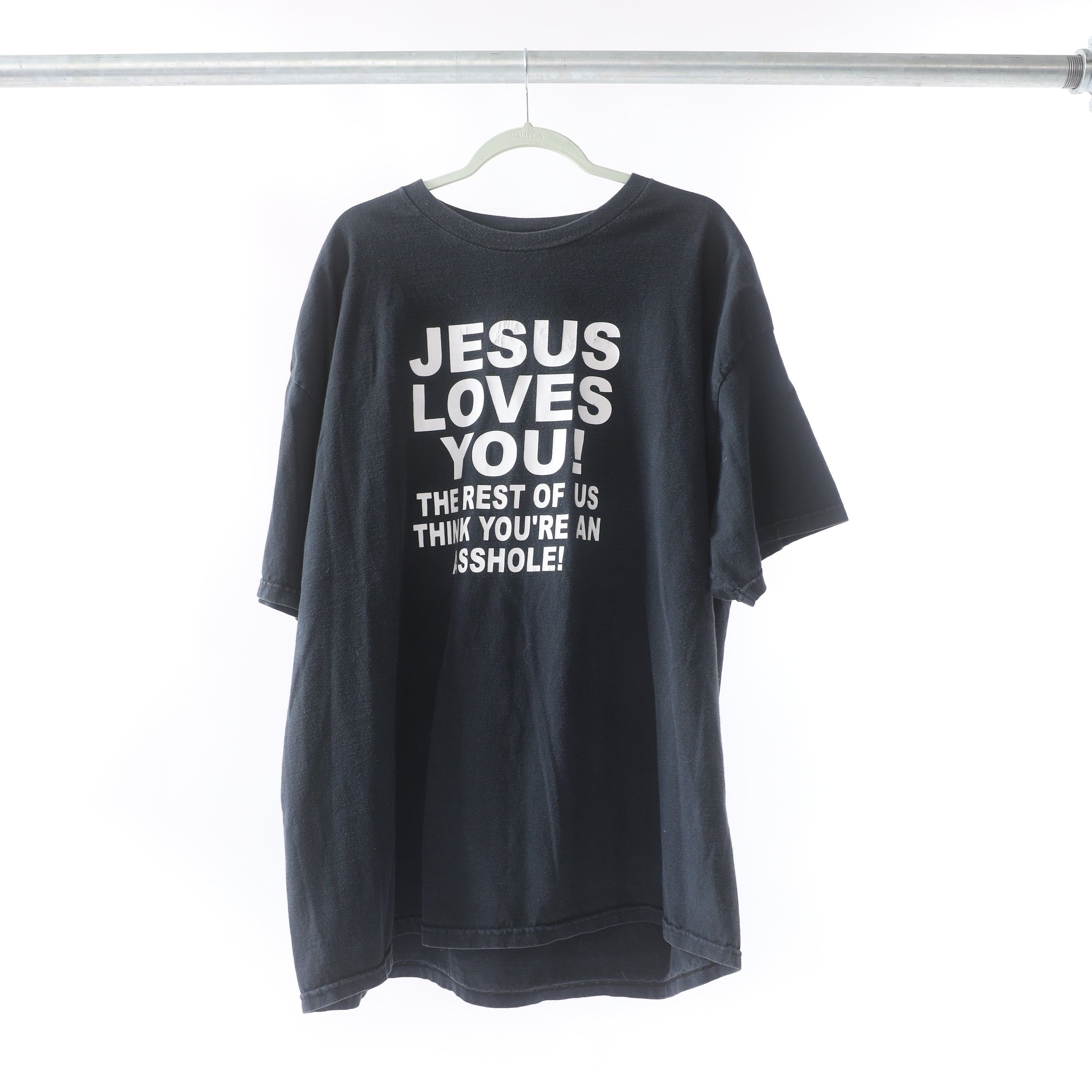 Vintage JESUS LOVES YOU, THE REST OF US THINK YOU'RE AN ASSHOLE VINT Size US XL / EU 56 / 4 - 3 Thumbnail