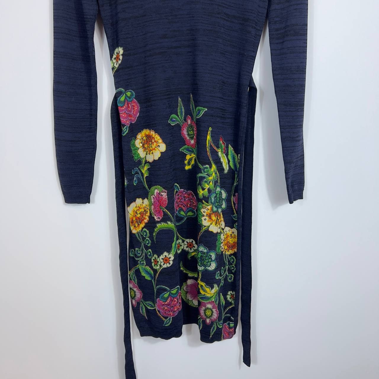 Desigual Desigual New Dress Women’s Size XS Blue Long Sleeve Size XS / US 0-2 / IT 36-38 - 3 Thumbnail