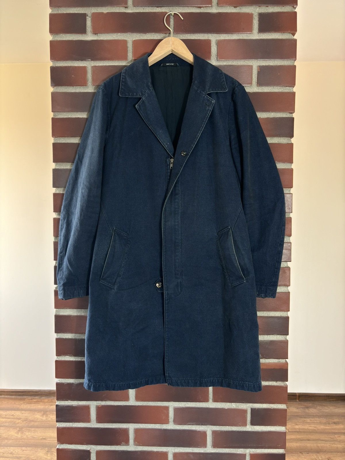 Designer × Maison Margiela Maison Margiela Denim Coat Jeans Italy Luxury Designer Rare Size US M / EU 48-50 / 2 - 5 Thumbnail