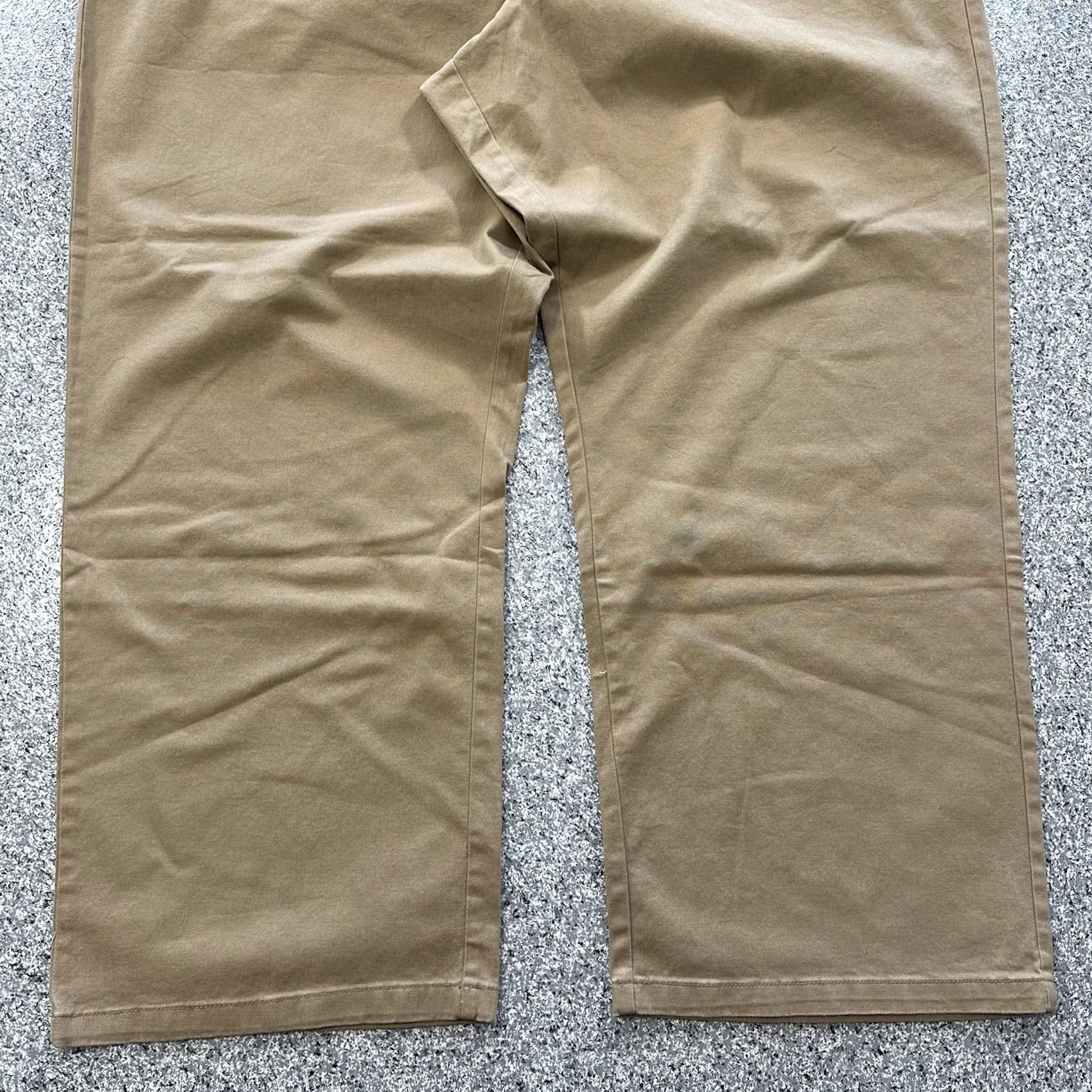 Old Navy Old Navy Khaki Pants Mens 50x32 Brown Flat Front Stretch Chino Big & Tall Size US 32 / EU 48 - 3 Thumbnail