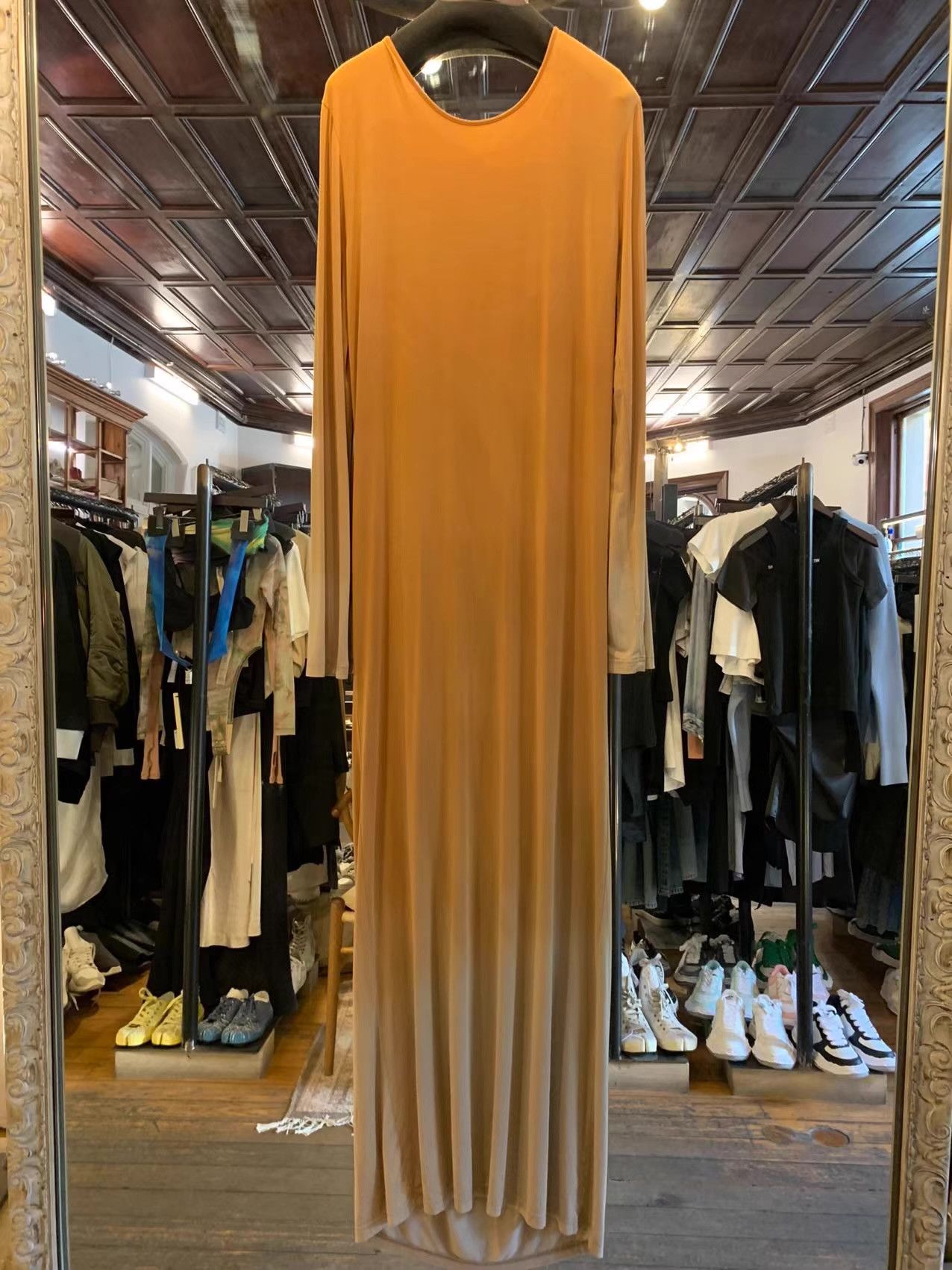 Uma Wang UMA WANG FW25 Women’s Tan/Mustard Dea Dress Ｑ25 Size M / US 6-8 / IT 42-44 - 1 Thumbnail