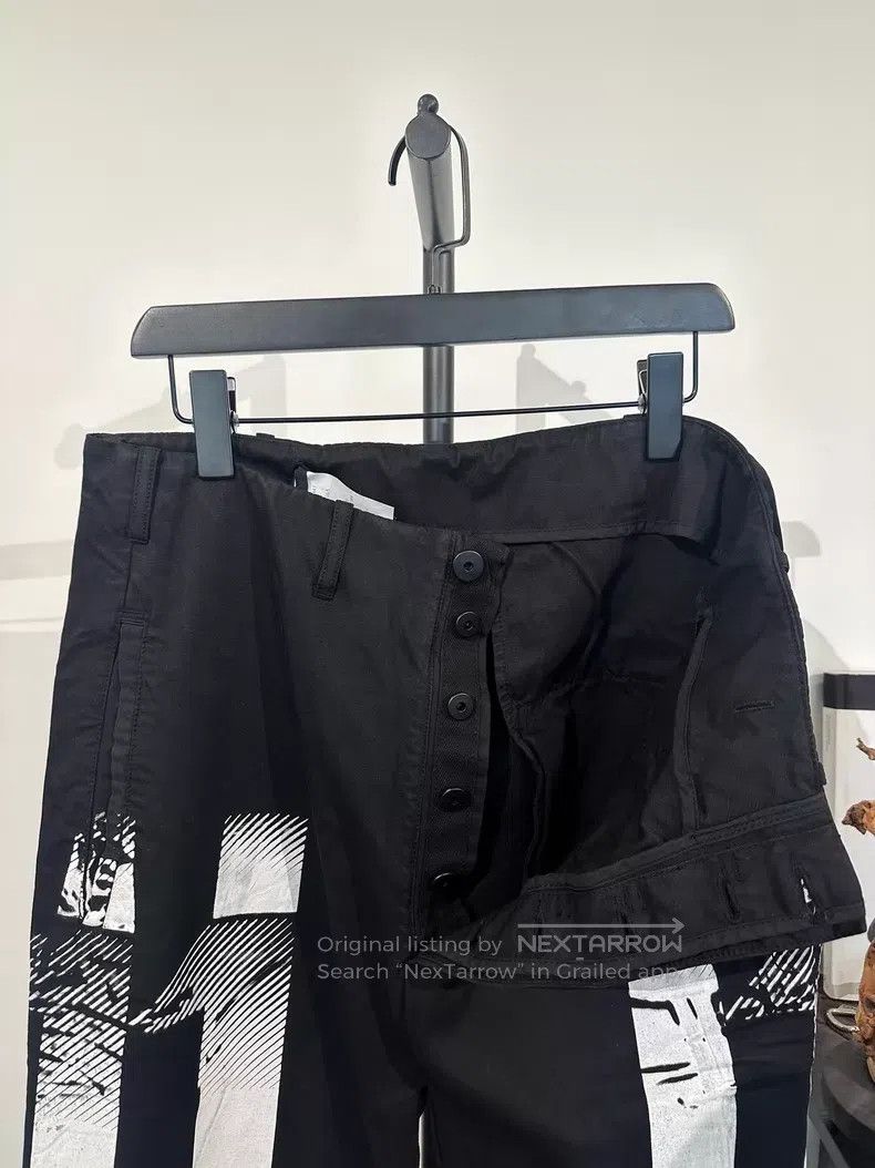 Boris Bidjan Saberi Boris Bidjan Saberi Size M 11by bbs P15 printed wide-leg pa Size US 30 / EU 46 - 6 Thumbnail