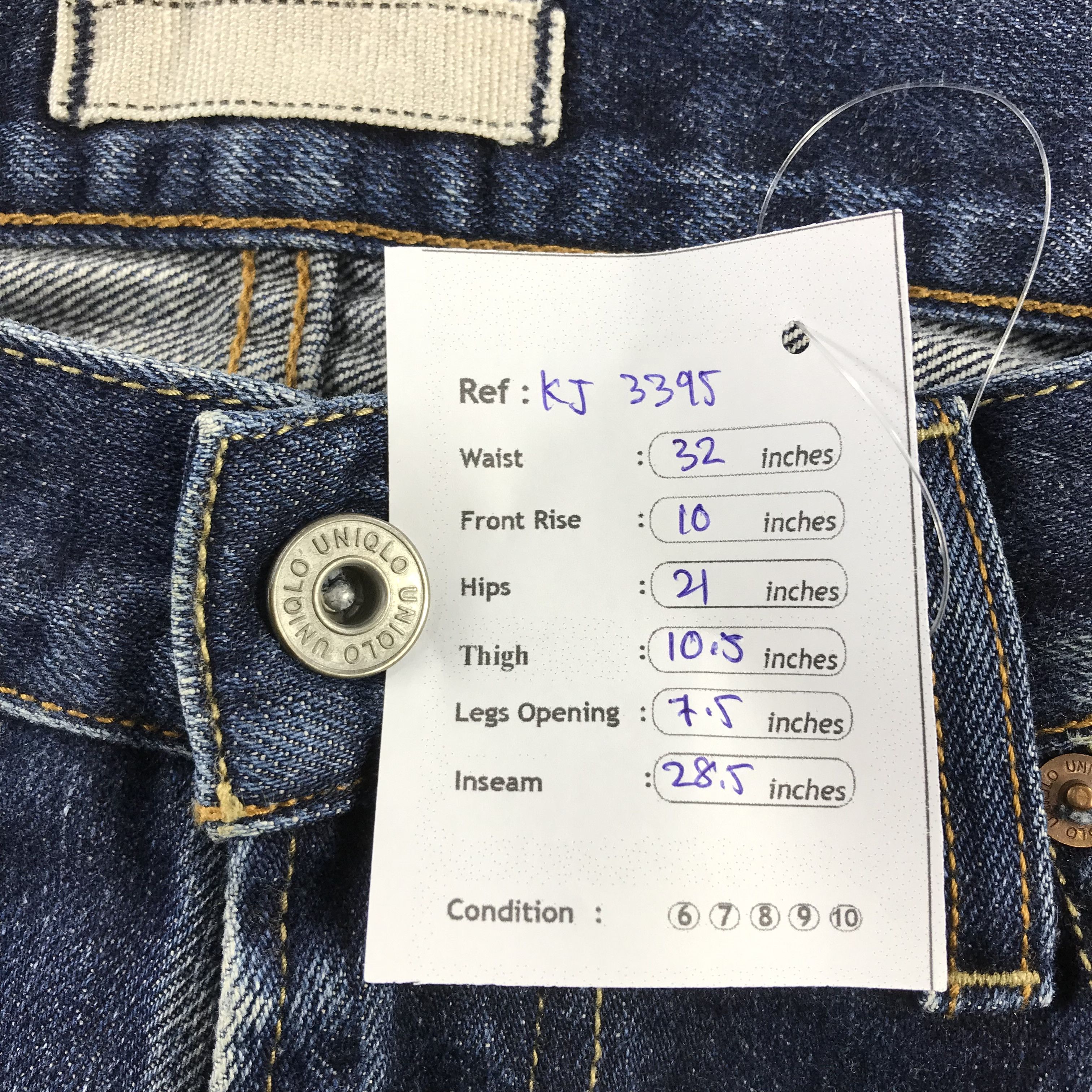 Uniqlo Uniqlo Selvedge Red Line Denim Jeans KJ3395 Size US 30 / EU 46 - 8 Thumbnail