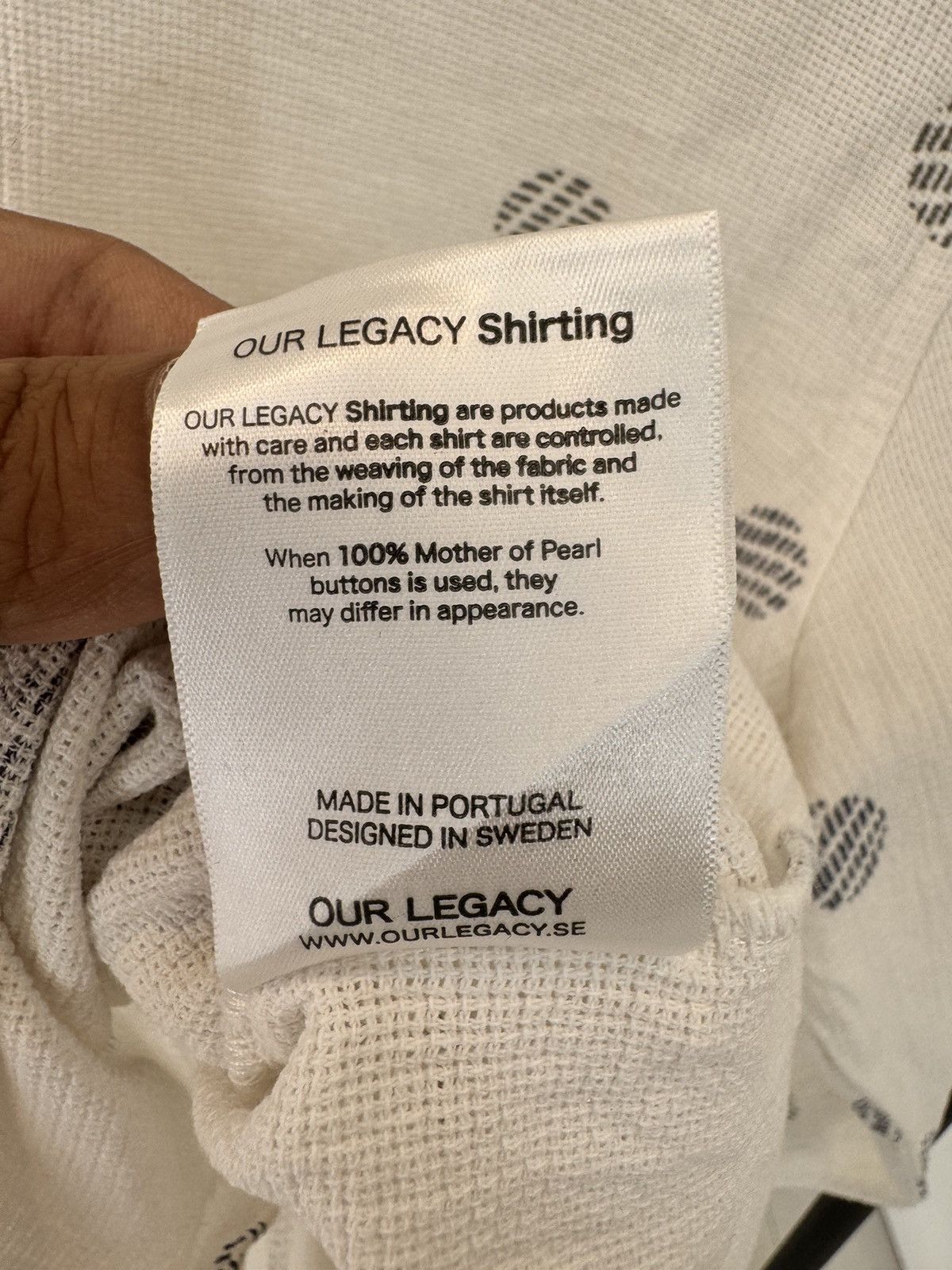 Our Legacy Polka Shirt. Size US S / EU 44-46 / 1 - 5 Thumbnail